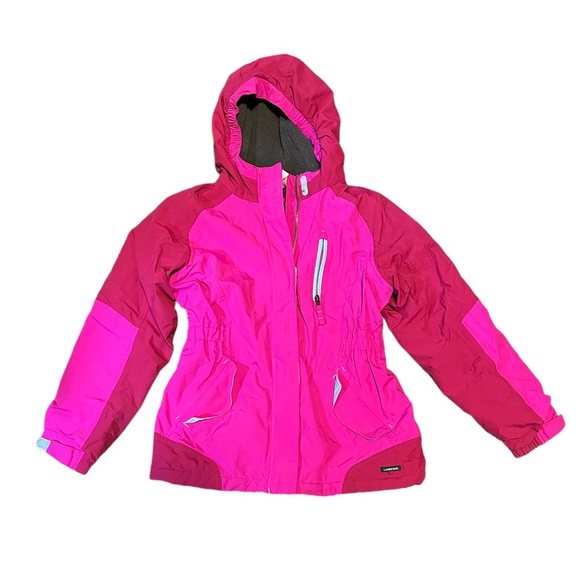Lands' End Jackets & Coats Lands End Girls Winter Snow Jacket Waterproof Fleece Lined